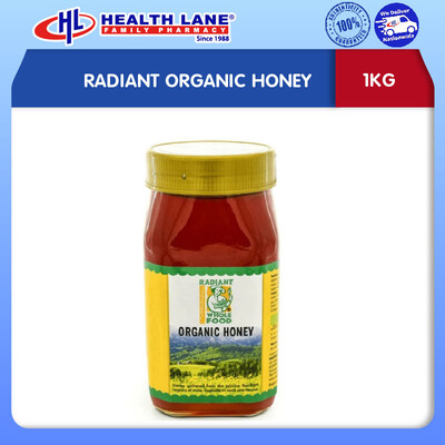 RADIANT ORGANIC HONEY 1KG
